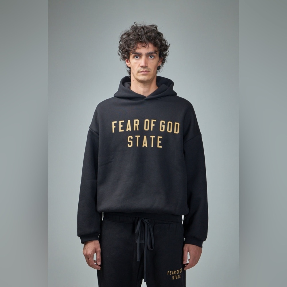 Essentials FEAR OF GOD‎ ESSENTIALS UNISEX Black "Fear of God STATE" | NEW/NWT🔥